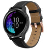 Correa de cuero con hebilla de oro rosa para Huawei Watch GT5 de 41 mm (negra)