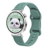 Correa de silicona con estampado de leopardo para Huawei Watch GT 5 de 41 mm (verde pino)