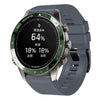 Correa de reloj de liberación rápida de lona de silicona para Garmin de 22 mm (gris)