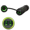 Acoplador/adaptador de fibra óptica LC SC resistente al agua IP68, modelo: SC de doble núcleo