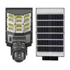 Farola solar con cámara HD de vigilancia con lente dual V380 4G WiFi 10X, memoria: tarjeta SD de 128 GB