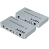 Extensor de red HDMI USB KVM 4K de 120 m, enchufe: enchufe de la UE
