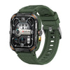 Reloj inteligente ZW69 para deportes al aire libre con pantalla AMOLED de 1,97 pulgadas, llamadas Bluetooth, oxígeno en sangre, frecuencia cardíaca, fotografía remota y monitoreo del sueño (verde)