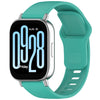 Correa de silicona con hebilla inversa de color sólido para Redmi Watch 5 Active (verde menta)