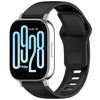Correa de silicona con hebilla inversa de color sólido para Redmi Watch 5 Active (negra)