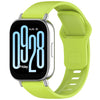 Correa de silicona con hebilla inversa de color sólido para Redmi Watch 5 Active (verde limón)