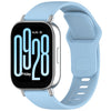 Correa de silicona con hebilla inversa de color sólido para Redmi Watch 5 Active (azul claro)