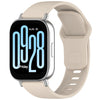 Correa de silicona con hebilla inversa de color sólido para Redmi Watch 5 Active (blanco marfil)