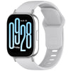 Correa de silicona con hebilla inversa de color sólido para Redmi Watch 5 Active (gris)