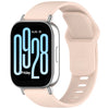 Correa de silicona con hebilla inversa de color sólido para Redmi Watch 5 Active (rosa)