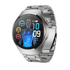 Reloj inteligente MT200 con pantalla AMOLED de 1,43 pulgadas, IP67, con llamadas y soporte para ECG (plateado)