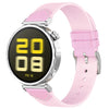 Correa de nailon cosida para reloj Huawei Watch GT 5 de 41 mm y GT 5 Pro de 42 mm (rosa)