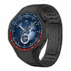 Correa de reloj de liberación rápida de metal y titanio con cierre plegable para Huawei Watch GT 5 Pro (negra)