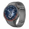 Correa de reloj de liberación rápida de metal y titanio con cierre plegable para Huawei Watch GT 5 Pro (gris)