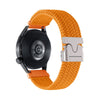 Correa de reloj trenzada de nailon con botón a presión de 22 mm (naranja)