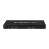Conmutador de matriz HDMI Measy MT4322 4K 30 Hz 2 entradas y 2 salidas compatible con conmutación sin interrupciones, enchufe de la UE (negro)