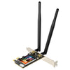 Adaptador de red inalámbrica PCI-E de tres bandas EDUP EP-BE9715 de 8774 Mbps con WiFi 7 y Bluetooth 5.4 (negro)