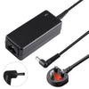 Adaptador de corriente para portátil AOC (enchufe británico) de 3,0 x 1,5 x 2,5 x 0,7 pulgadas, 19 V, 2,1 A y 43 W