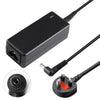 Cargador adaptador de corriente para computadora portátil AOC de 5,5 x 1,7 x 2,5 x 0,7 pulgadas, 19 V, 2,1 A y 43 W (enchufe del Reino Unido)