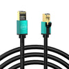 Cable de red CAT8 de 10 Gigabit con ancho de banda de fibra para uso doméstico de 1,5 m (verde)