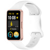 Correa de silicona con hebilla invertida para Huawei Band 9/8 (blanca)