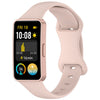 Correa de silicona con hebilla invertida para Huawei Band 9/8 (rosa)
