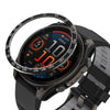 Marco de anillo de bisel de metal para reloj inteligente Garmin Fenix 8 AMOLED de 51 mm (blanco y negro)