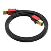 Cable Ethernet de alta velocidad para LAN Cat 8 de 40 Gbps y 15 m (rojo)