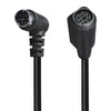 Cable de audio/video mini DIN de 7 pines, longitud: 1,8 m (codo macho a hembra)