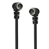 Cable de extensión de núcleo mini DIN de 6 pines, longitud: 3 m (codo macho a macho)