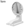 5 soportes de pared de plástico universales para cámaras de vigilancia, modelo 1258S (blanco)