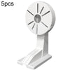 5 soportes de pared de plástico universales para cámaras de vigilancia, modelo 1258B (blanco)
