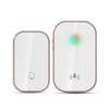 Timbre inalámbrico con control remoto de larga distancia, resistente al agua, 2 en 1 (dorado)