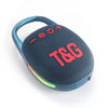 Minialtavoz portátil Bluetooth para deportes al aire libre T&G TG447 (azul)