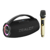 Altavoz Bluetooth portátil para exteriores Zealot S97M 80W RGB con micrófono (negro)