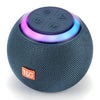 Minialtavoz portátil inalámbrico Bluetooth para exteriores T&G TG683 con luz LED ambiental (azul)