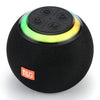 Minialtavoz portátil inalámbrico Bluetooth para exteriores T&G TG683 con luz LED ambiental (negro)