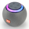Minialtavoz portátil inalámbrico Bluetooth para exteriores T&G TG683 con luz LED ambiental (gris)