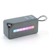 Minialtavoz portátil inalámbrico Bluetooth para exteriores T&G TG685 con luz LED ambiental (gris)