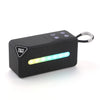 Minialtavoz portátil inalámbrico Bluetooth para exteriores T&G TG685 con luz LED ambiental (negro)