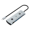 Estación de acoplamiento con adaptador USB-C/Tipo-C YCE V261C 13 en 1 (gris)