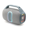 Altavoz Bluetooth inalámbrico portátil para exteriores T&G TG674 TWS con luz RGB (gris)