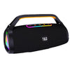 Altavoz Bluetooth inalámbrico portátil para exteriores T&G TG417 de 40 W con micrófono dual y graves (negro)