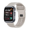 Correa de silicona con puntos para Huawei Watch D2 (gris y blanca)