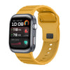 Correa de silicona con puntos para Huawei Watch D2 (amarilla)