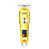 Cortadora de cabello eléctrica portátil mini USB VGR V-290 con pantalla digital (dorada)