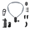 Soporte magnético antivibración para el cuello, tipo: abrazadera para teléfono 11 en 1 con control remoto