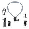 Soporte magnético antivibración para el cuello, tipo: abrazadera para teléfono 6 en 1