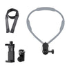 Soporte magnético antivibración para el cuello, tipo: abrazadera para teléfono 4 en 1