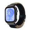 Correa de reloj con marco de metal cepillado negro para Huawei Watch Fit3 (negro y marrón oscuro)